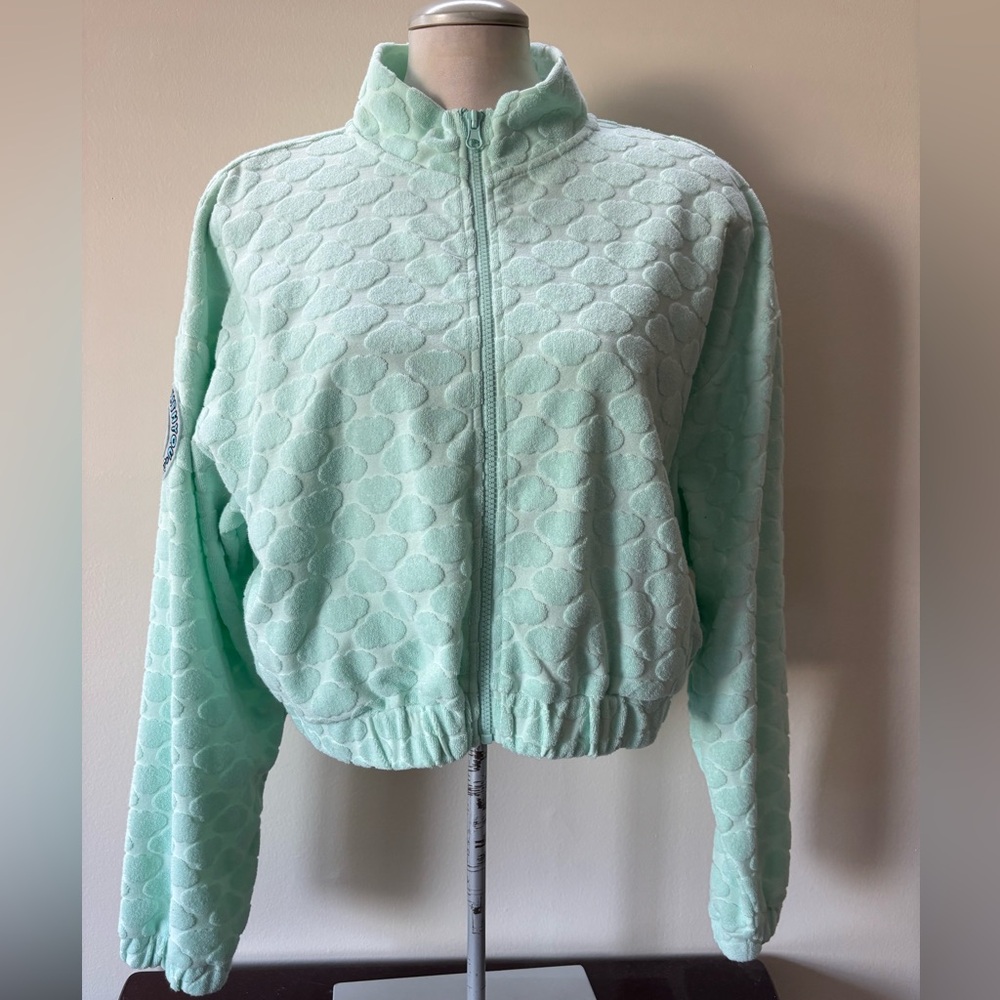 RARE Guess Terry Cloth Zip Up